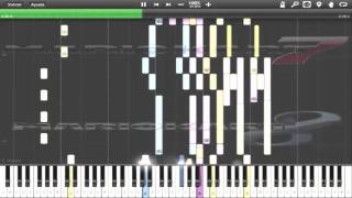 Synthesia MK7 Rainbow Road MK864 Style Remix in A Major [upl. by Travus343]