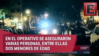 Cae presunto líder narcomenudista en CDMX [upl. by Delanos]