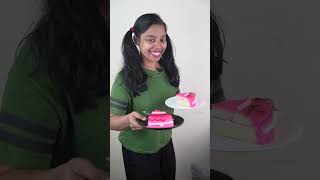 Sister VS Me 🍓 Eating Strawberry Cake 🎂 Behno ki NokJhok 😜 minkutinku shorts comedy funny cake [upl. by Amyaj]