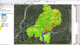 Unsupervised Classification  Land Cover Map using ArcGIS [upl. by Fausta128]