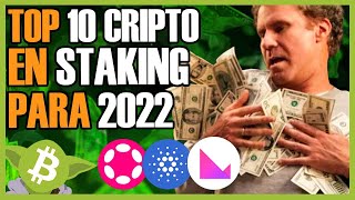 Las 10 Mejores Criptomonedas del 2022 para hacer STAKING – CryptoYoda [upl. by Eisteb]