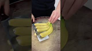 Amazing Banana 🍌 Cutting Trick  Chinese Style  shorts vairalvideo chefsufiyan [upl. by Nahgeam]