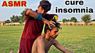 ASMR  PAKISTANI BEST HEAD MASSAGE  RELAXING BODY TREATMENT BY YOUNGEST BARBER  asmr [upl. by Enigroeg508]