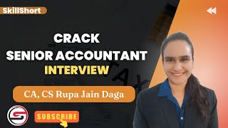 Senior Accountant Interview Questions and Answers [upl. by Aicilegna]