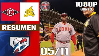 Resumen  Leones del Escogido vs Águilas Cibaeñas  Serie Regular Lidom 20242025 5112024 [upl. by Llenad]