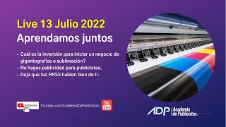 Live 13 Julio  Academia de Publicistas [upl. by Eelnodnarb]