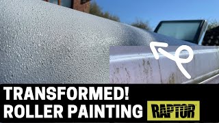 Roller Painting Upol Raptor An Amazing Van Roof Transformation [upl. by Itida]