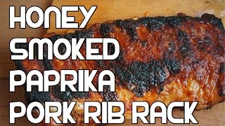 Pork Rib Rack Recipe  Honey amp Smoked Paprika [upl. by Arac]