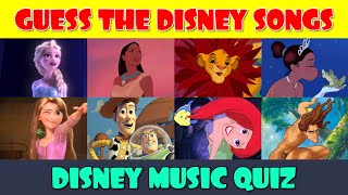 Guess the 40 Disney Songs Music Quiz [upl. by Ellennad723]