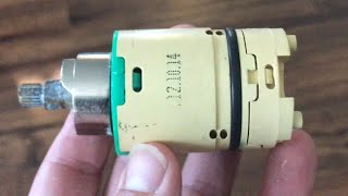 Replacing a Single Lever Pressure Balance Ceramic Cartridge [upl. by Mauretta538]