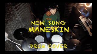 Maneskin  New Song  Drum Cover  Roland TD 07 KX E Drum Set [upl. by Bertila268]