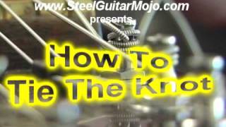 String Change Tip 4 Lap Steel Guitars [upl. by Eylhsa717]