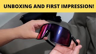 Oakley Sutro S  Matte Black  Road PRIZM Lens  Unboxing amp First Impression  Best Cycling Shades [upl. by Sidonie]