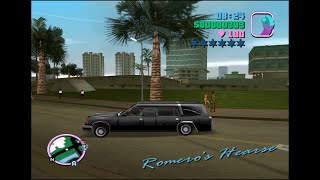 Spawn Romeros Hearse Cheat  GTA Vice City Cheats [upl. by Yrrab]