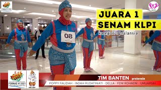 JUARA 1 FORNAS 6 PALEMBANG SENAM KLPIBANTEN PRALANSIA [upl. by Crabb]