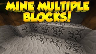 Mine Multiple Blocks  MultiMine Mod Spotlight [upl. by Nalim426]