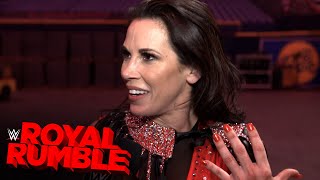 Mickie James grateful to be back in the ring at Royal Rumble Royal Rumble Exclusive Jan 31 2021 [upl. by Steddman205]