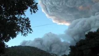 Huge Montserrat Volcano Eruption on January 8 2010 [upl. by Carlina176]