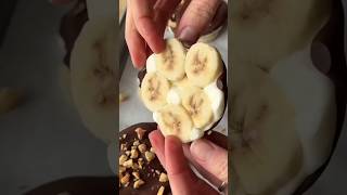 Chocolate Banana Froyo Clusters Easy Recipe 😋  Village Cooking Guide [upl. by Stockmon]