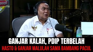 Ganjar Kalah PDIP Terbelah  Hasto Dan Ganjar Malulah Sama Bambang Pacul [upl. by Millar]