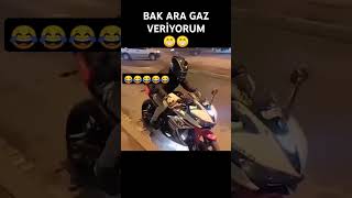 BAK ARA GAZ VERİYORUM 🤦MOTOR MOTOVLOG MOTORCYCLE BİKER MOTOGP MOTORSİKLET MOTO MOTORS BİKE [upl. by Anait]