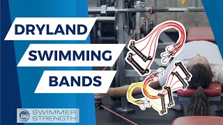 Dryland Swimming Exercise Bands FINIS Slide Dryland Trainer  Swimmer Strength [upl. by Ynaiffit519]