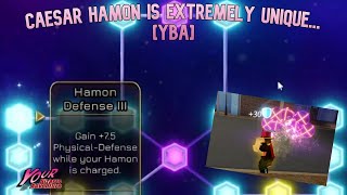 YBA CAESAR HAMON SPEC IN THE NEW YBA UPDATE IS WONDERFULLY UNIQUE FULL SHOWCASE [upl. by Lelia197]