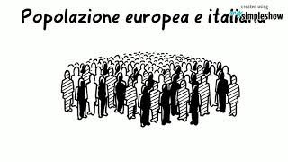 La popolazione europea e italiana [upl. by Sisenej]