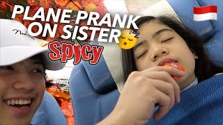 PLANE PRANKS ON SISTER Hot Sauce  Ranz and Niana [upl. by Oisacin]