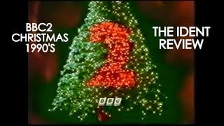 BBC2 Christmas Idents The 1990s  The Ident Review [upl. by Vola620]