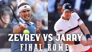 Alexander Zverev vs Nicolas Jarry Extended Highlights  Rome Open Final Tennis 2024 [upl. by Lika]