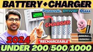 Best Rechargeable Battery Charger🔥Best AA Rechargeable Batteries🔥Best AAA Rechargeable Batteries [upl. by Alysoun]