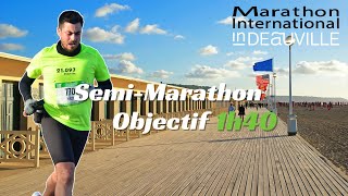 SemiMarathon de Deauville  OBJECTIF 1h40 [upl. by Arahs212]