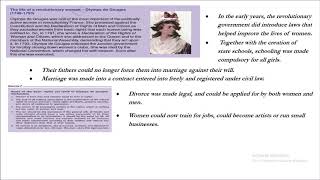 Role of women in French RevolutionGrade 9NCERT [upl. by Arima]