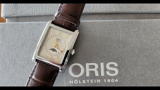 ORIS Rectangular Moonphase Pointerdate [upl. by Yrellav]