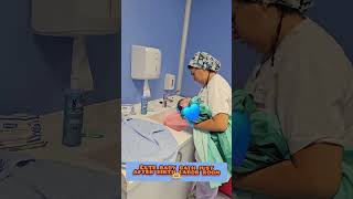 New born baby bathing in our labour room 🫶🫶❤️cute hospital viralshorts reels [upl. by Richardo]