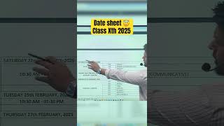 CBSE Date Sheet Class 10th 2025 🥰  CBSE Date Sheet 2025  datesheet2025 shorts [upl. by Enirehtak778]