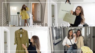 SPRING SHOPPING AT REISS SELFRIDGES ZIMMERMAN amp MORE  VLOG  NADIA ANYA [upl. by Narud]