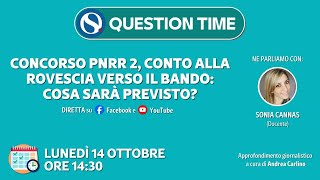 Concorso PNRR 2 conto alla rovescia verso il bando cosa sarà previsto [upl. by Enaenaj216]