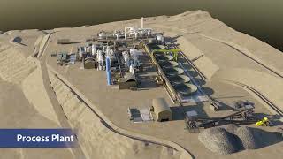 Rhyolite Ridge LithiumBoron Project Plant– Engineering Model Rendering Narrated [upl. by Patman561]