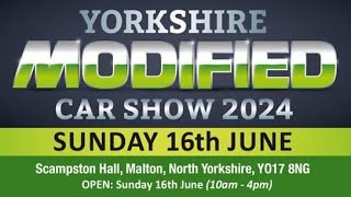 Yorkshire Modified Car Show 2024 Walkthrough Part 1 [upl. by Judie501]