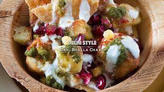 Dahi Bhalla Papdi Chaat  Delhi Style Dahi Vada Chaat  दही भल्ला चाट दिल्ली स्टाइल [upl. by Ggerc]