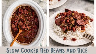 Slow Cooker Red Beans and Rice [upl. by Colver]