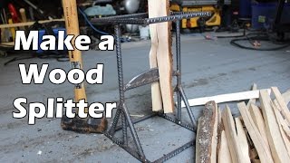 How to Make a DIY Kindling Splitter from Rebar [upl. by Harwilll]