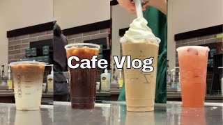 Starbucks Barista Vlog  Cafe Vlog Asmr [upl. by Hoj]