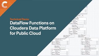 Cloudera DataFlow Functions for Public Cloud powered by Apache NiFi [upl. by Eelorac692]