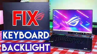 How To Turn On  Turn Off  Fix Backlight Keyboard on Asus ROG Strix G15 Gaming Laptop [upl. by Girhiny62]