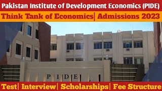 Pakistan Institute of Development Economics Admissions 2023 Admissions at PIDE PIDE 2023 Admission [upl. by Ecidnac681]