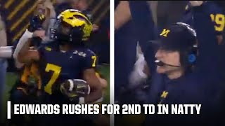 MICHIGAN SCORES AGAIN 💪 Edwards with ANOTHER TD IN THE 2024 NATTY  ESPN College Football [upl. by Wiley]