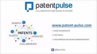 Patent Pulse tutorial  How to monitor your competitors [upl. by Iatnwahs]